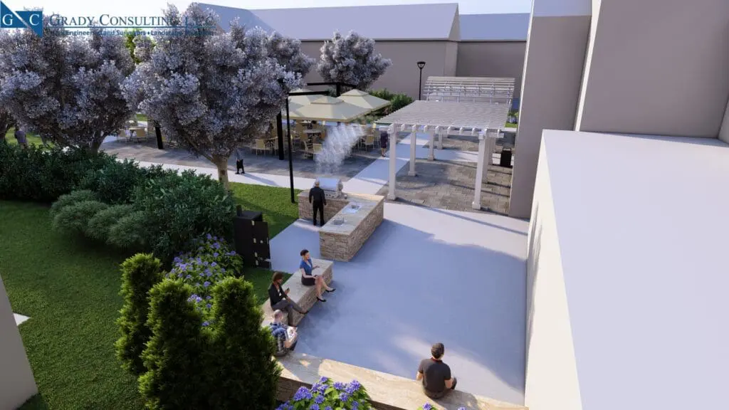 Plans Finalized for New Patio Renovations 2 Perspective 2