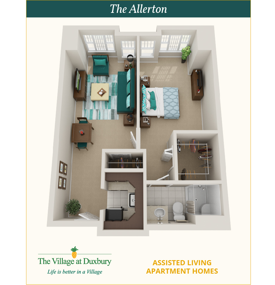 The Allerton Assisted Living Apartment Homes Floor Plan