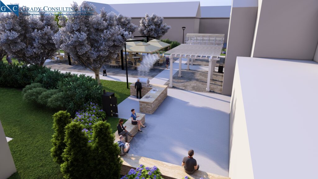 Plans Finalized for New Patio Renovations 2 Perspective 2