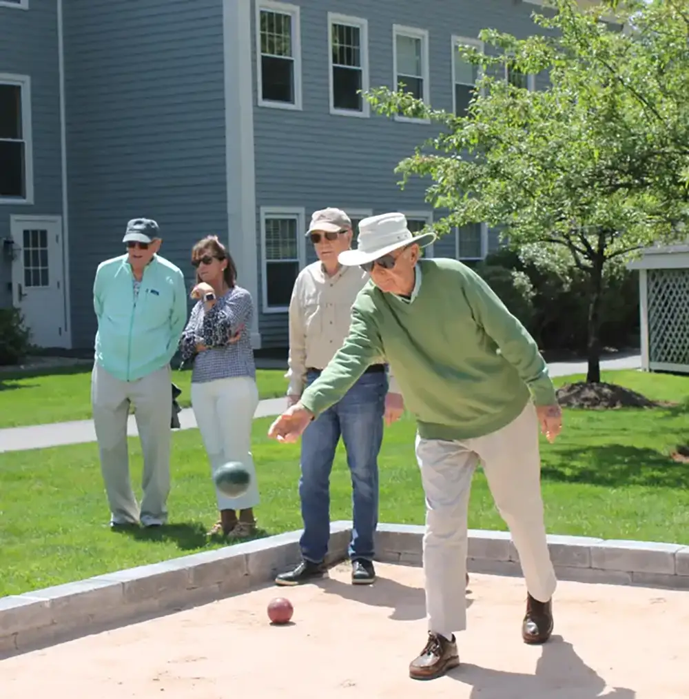 Continuum of Care 3 senior bocce