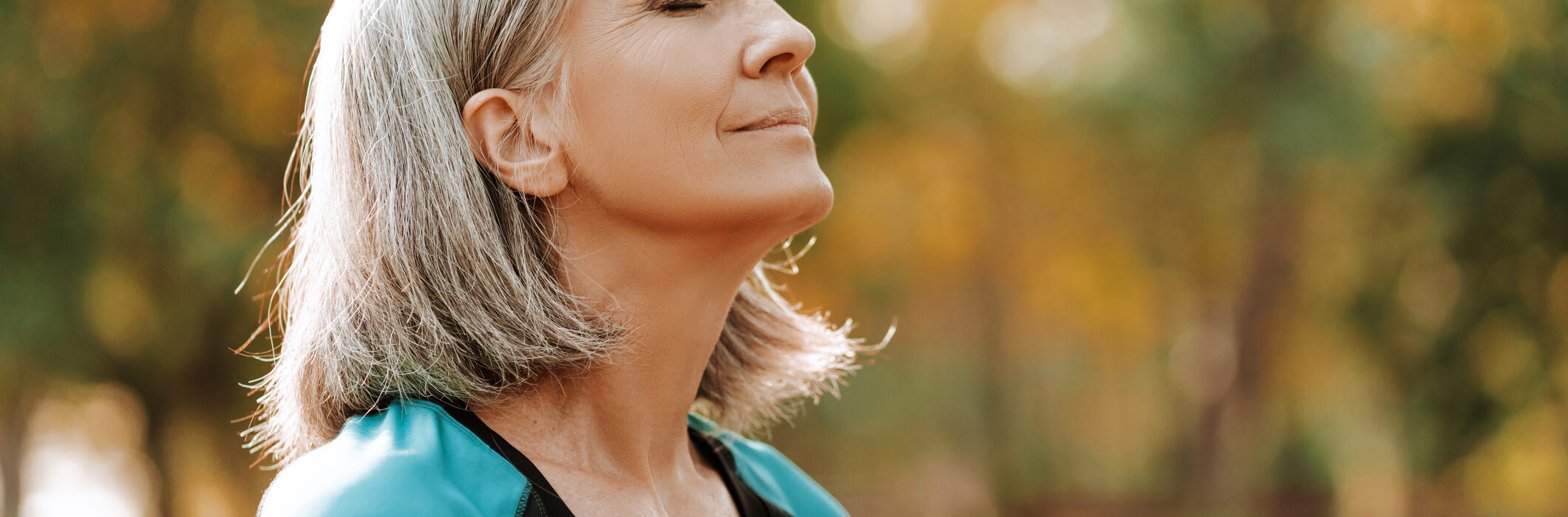 Senior woman in nature